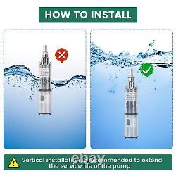 Deep Well Submersible Pump 1 24V Solar Submersible Water Pump 10gpm