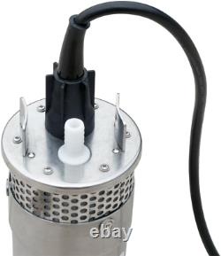 Deep Well Water Pump 3.2GPM 4 / Alternative Energy Solar Battery Powered with
