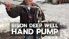 Demo Bison Deep Well Hand Pump In Winter