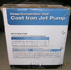 ECO-FLO EFCWJ10 Deep Well Jet Pump 1 HP Convertible