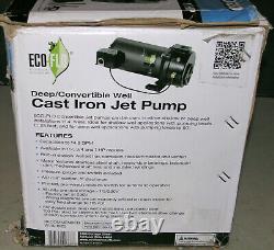 ECO-FLO EFCWJ10 Deep Well Jet Pump 1 HP Convertible