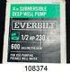 Everbilt 1/2 Hp Submersible 2-wire Motor 10 Gpm Deep Well Potable Water Pump