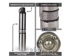 Everbilt EFSUB7-123HD Deep Well Potable Water Pump 3/4 HP, 3 Wire, 10GPM, 230V