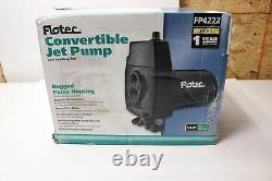 Flotec FP4222 3/4HP 7.25GPM Iron Deep Well Water Jet Pump 1-1/4 Suction 1 Dis