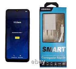 Good! Motorola Moto G Pure 32 GB Blue T-mobile Smartphone Xt2163-4