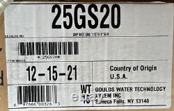 Goulds 25GS20 Submersible Water Well Pump End Only 2HP Req 25GPM