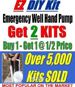 HAND WELL PUMP For Deep Water Well, EMERGENCY. OVER 5,000 KITS SOLD 125 Ft lift