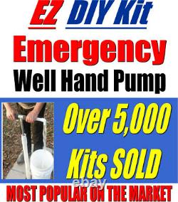 HAND WELL PUMP For EMERGENCY, Deep Well Hand Pump, OVER 5,000 KITS SOLD 125 FT
