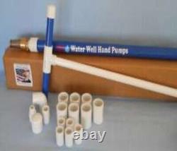 Hand Well Pump for Emergency, Manual Hand Water Well Pump, 2 EZ DIY KITS