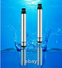 Hot Sale 220V 1HP Stainless Steel Submersible Deep Well Water Pump 2850r/min