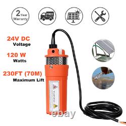 Hot Sale 24V DC Solar Powered Stainless Deep Well Water Pump Submersible Pump