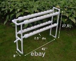Hydroponic 36 Plant Site Grow Kit 110V Perfect for Beginners 110V Deep Well Pump