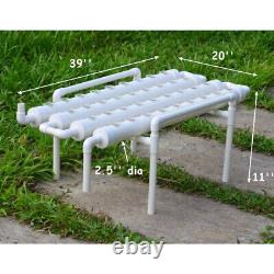 Hydroponic 36 Plant Sites Grow Kit 110V Deep Well Pump Garden System 4 Pipes