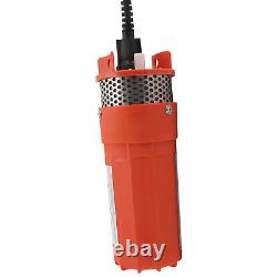 NEW (Orange)Solar Submersible Water Pump 230ft Lift 6.5L Deep Well Water Pump Fo