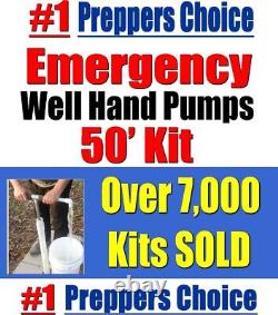 PUMP, WELL HAND PUMP, WELL HAND PUMP, EMERGENCY, Deep Well Hand Pump, 50' KIT