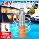 Portable 260w 24v 1.2m³/h 50m Max Lift Deep Well Submersible Water