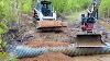 Replacing A Clogged Culvert Pipe