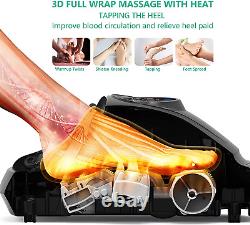 SHINE WELL Foot Massager Machine with Heat, Shiatsu Deep Kneading, Electric Foot