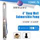 Shyliyu 4 Inch 3/4hp Deep Well Pump Submersible Water Pump 110v/60hz, 23gpm, 550w