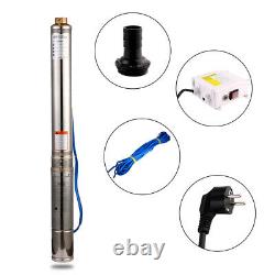SHYLIYU 4 Inch Bore 0.75Hp 220V Deep Well Water Submersible Pump for Agriculture