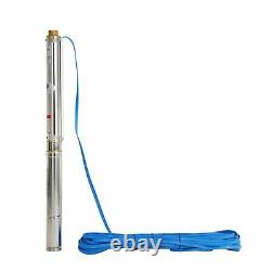 SHYLIYU Home Deep Well Pump Submersible Water Pump 1/3HP 92ft 220V/60Hz 2.5