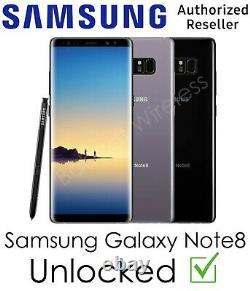Samsung Galaxy Note 8 N950U 64GB AT&T Sprint T-Mobile Verizon Unlocked Very Good