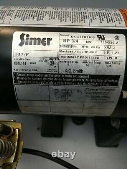 Simer 3307P 115/230 Volt 3/4 HP Convertable Deep Well Water Jet Pump