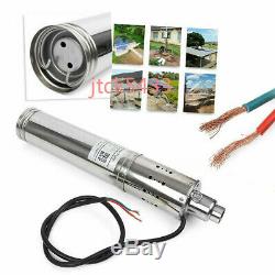 Submersible Brushless Solar Water Pump 3m³/H 120M Head max Deep Well Pump DC24V