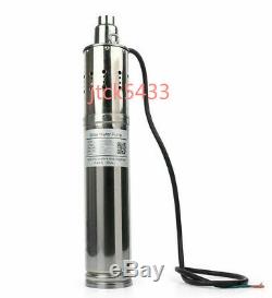 Submersible Brushless Solar Water Pump 3m³/H 120M Head max Deep Well Pump DC24V