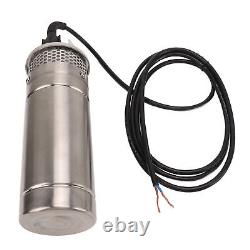 Submersible Deep Well Pump High Red Copper Coil Water Pump 1/2in 120W DC24V