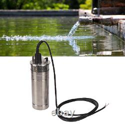 Submersible Deep Well Pump High Solar Stainless Steel Body Water Pump 1/2in