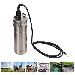 Submersible Deep Well Pump Solar Energy Body Water Pump 1/2in 120W DC12V 10A MV6