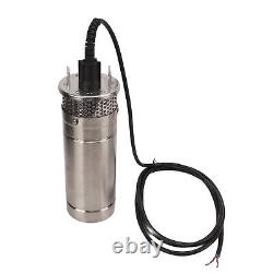 Submersible Deep Well Pump Solar Water Pump 1/2in 120W DC12V 10A