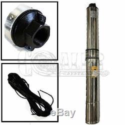 Submersible Deep Well water Pump 1/2 0.5 HP 110V Brass outlet 1 1/4 New
