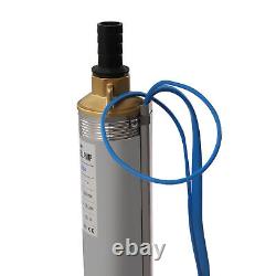 Submersible Pump Deep Well Water Pump Stainless Steel+Control Box 0.75HP 16GPM