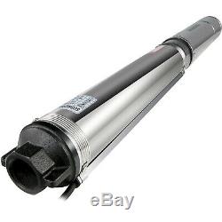 Submersible Well Pump 440FT 42GPM 230V 2HP Deep Stainless Steel Water pump