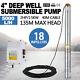 Submersible Well Pump 443ft 26gpm 220v 2hp Deep Stainless Steel Water New