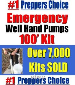 WELL HAND PUMP, Well Hand Pump for Water, Well Pump Hand, DIY 100' KIT