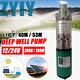 Zyiy 12v/24v Solar Submersible Water Pump Deep Well Pump For Home 200/260w Green