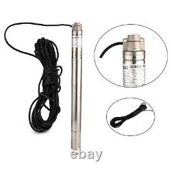 ZYIY 2 Inch Water Screw Pump Deep Well Pump Submersible Pump for Home Pool 1/2HP