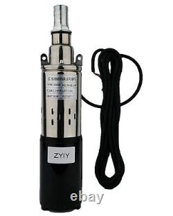 ZYIY 260W Deep Well Submersible Water Pump 24V DC Solar Submersible Well Pump