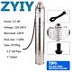 Zyiy 3.5 Inch Screw Pump Submersible Water Deep Well Pump For Home Pool 0.7 Hp