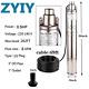 Zyiy 3 Inch Screw Pump Submersible Water Pump Deep Well Pump For Home Pool 370 W