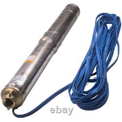 1.5hp 1.1kw Forage Deep Well Water Submersible Pump 50hz 220-240v Control Box