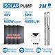 3 Dc Deep Well Solar Water Bore Pump Impeller 262ft Submersible Brushless Motor