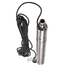 3 Elettropompa Pompa Sommersa Per Pozzi Da 1020 L/h 250 W 75 M En Acciaio Inox