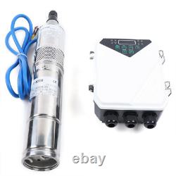 3 Pompe à eau de puits profond solaire submersible avec contrôleur MPPT KIT 500W US