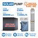 4 Pompes à Eau Solaire Submersibles à Grand Trou Profond Ac/dc 3kw 220v 230m Bomba Solares