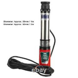 Dc12v 400w Pompe À Courant Continu Submersible À Eau Profonde Avec Fil De 2pi10 Mètres Pour L'eau