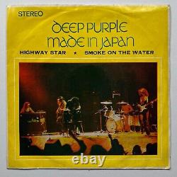 Deep Purple Highway Star / Smoke On The 7 45 Rare Thai Press Thaïlande